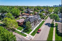 A Modern Tudor-style single-family home built in 2024 near Sloan's Lake