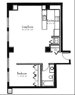 5 N Wabash Avenue #1206, Chicago IL 60602