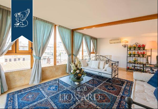 Splendid Luxury Penthouse with Panoramic Terrace for sale in a Historic Building near Mila