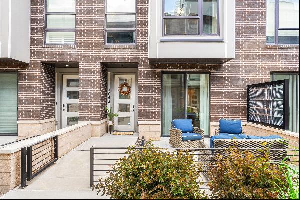 Stylish and serene townhome, one block to Sloan's Lake