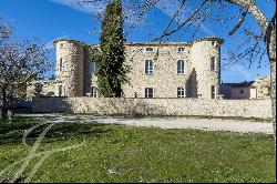 Lioux - Chateau de Ceris, a 17th-century masterpiece in the heart of the Luberon region