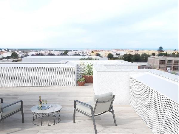 Tavira, new 4-bedroom contemporary Villa with garden and pool.