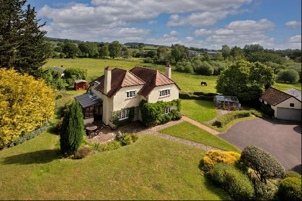 An attractive four bedroom home in a sought-after Budleigh Salterton setting.