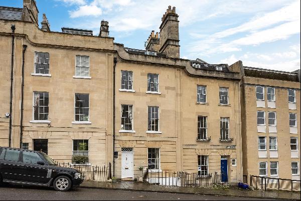 A superb Grade II listed late Regency townhouse on the lower slopes of Bathwick Hill.