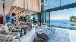 NEAR MONACO - CONTEMPORARY VILLA WITH SEA AND MONACO VIEW - 6 BEDROOMS - SWIMMING POOL - G