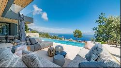 NEAR MONACO - CONTEMPORARY VILLA WITH SEA AND MONACO VIEW - 6 BEDROOMS - SWIMMING POOL - G