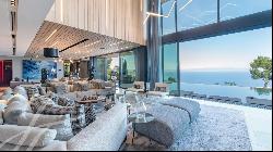 NEAR MONACO - CONTEMPORARY VILLA WITH SEA AND MONACO VIEW - 6 BEDROOMS - SWIMMING POOL - G