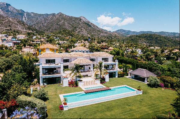 Mediterranean villa newly built in Sierra Blanca.