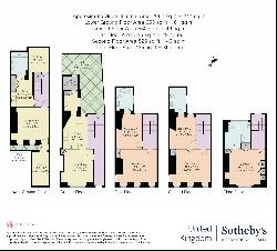 Refurbished townhouse with private terraced garden for rent in Mayfair