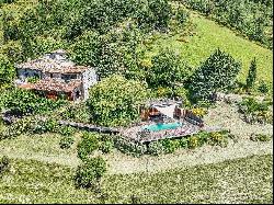 A old stone sheepfold in the mountain