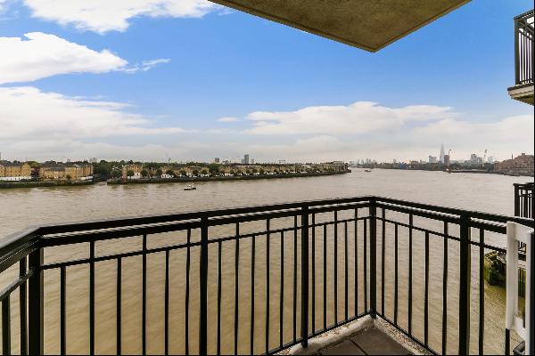 A two bedroom apartment in Victoria Wharf.