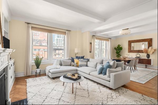 Situated on a quintessential tree-lined block off Park Avenue, this beautiful, complete