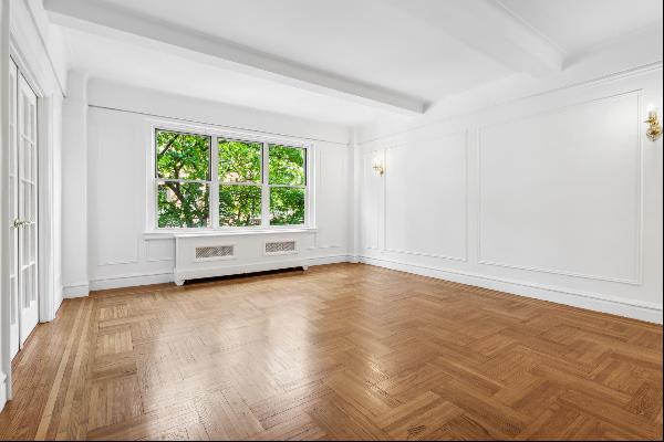 A dream two-bedroom, one bath apartment with classic Upper Westside charm featuring spa