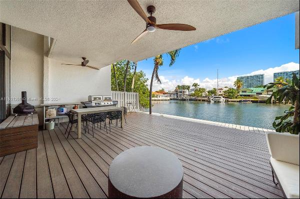 Spectacular waterfront residence located in the coveted 13-acre Poinciana Island. This gat