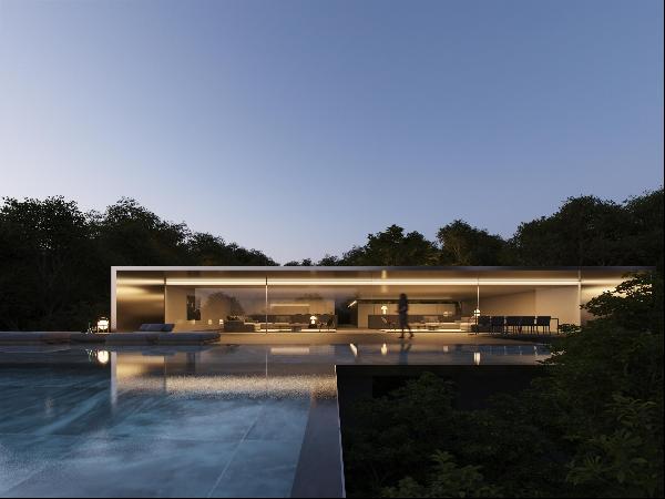 A newly-built luxury villa set in a 4,074 sq m plot within a prestigious golf resort.