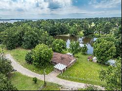 Waterfront Home with Boathouse on Lake Palestine