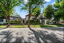 Unique Mediterranean estate situated in prestigious Hale Mayfair neighborhood