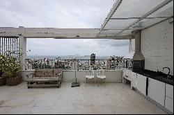 Duplex penthouse with sea and Dois Irmãos views