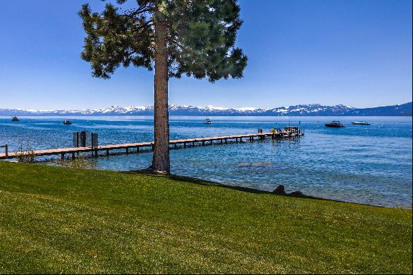 Pano lake views Brockway Shores Unit with Pier & Buoy Field