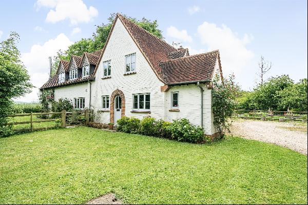 A unique detached property is situated on the edge of Cholsey village.