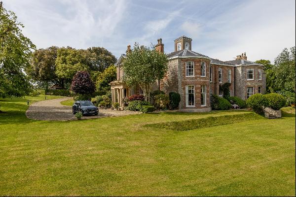 An exceptional Grade II listed country home, forming part of Badgworth Court, approached b