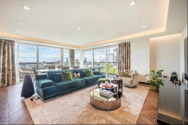 A three-bedroom sub penthouse in Sandringham House with a southerly aspect and wrap around