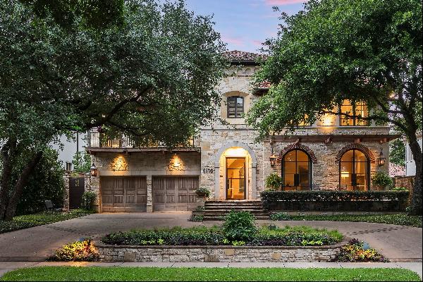 Custom-Built Mediterranean Highland Park Estate Overlooking Flippen Park