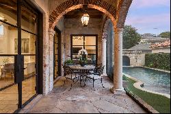 Custom-Built Mediterranean Highland Park Estate Overlooking Flippen Park