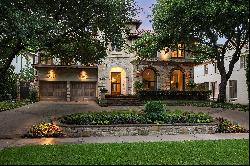 Custom-Built Mediterranean Highland Park Estate Overlooking Flippen Park