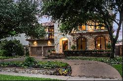 Custom-Built Mediterranean Highland Park Estate Overlooking Flippen Park