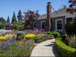 Elegant North Los Altos California Ranch Home in Prime Cul-De-Sac Location Near Downtown