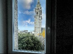 ROSCOFF, HISTORICAL BUILDING IN TOWN CENTER