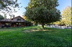 House bordering the golf court in Las Brisas de Chicureo