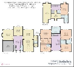 Bright and spacious five-bedroom family home unfolds over 6,049 square feet