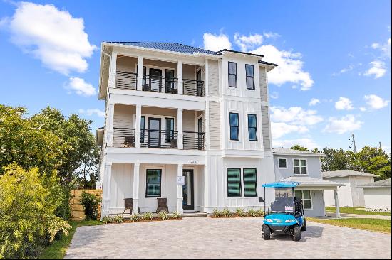 New Construction Multi-Level Beach House With Pool And Summer Kitchen  