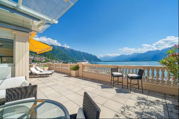 Exclusive Sotheby's ! Luxurious penthouse in the centre of Montreux