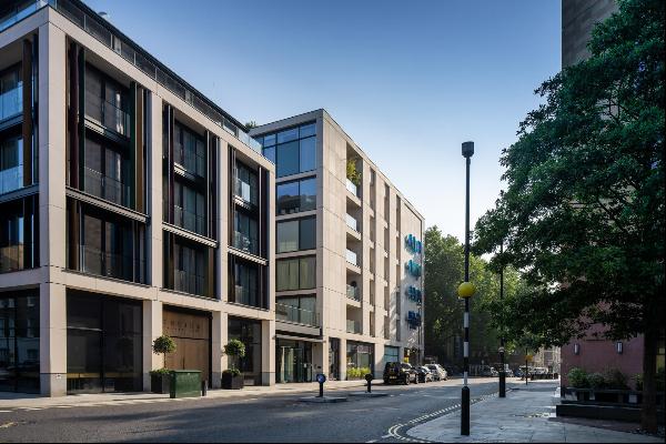 A modern apartment on the third floor of one of Marylebone's most prestigious developments