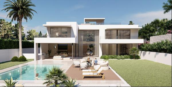 Contemporary four bedroom villa next to green zone in Elviria