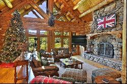 Custom-Built Log Home