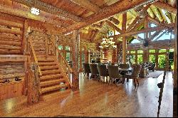 Custom-Built Log Home