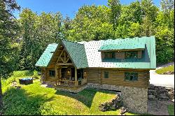 Custom-Built Log Home