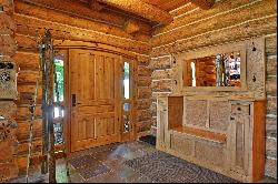 Custom-Built Log Home