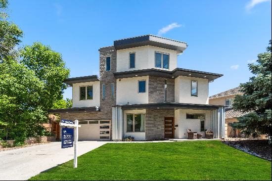 Stunning Modern, Custom-Built Three-story Home in University Hills.