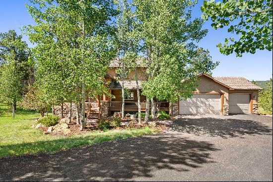 Stunning home nestled on .82 acres just minutes from Woodland Park