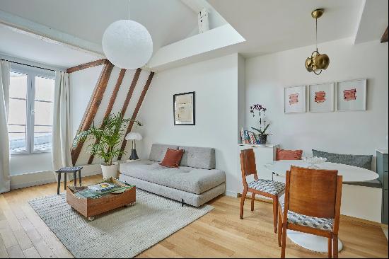 Paris 6th District - Rue Jacob, 45 m², top floor.