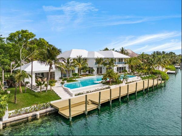 Newly Completed Immaculate Canal Front Mansion in Lyford Cay - MLS 57928