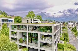 Modern penthouse apartment for sale in Lugano-Breganzona