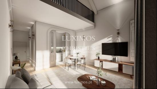 New 3+1 bedroom apartment for sale in the center of Porto, Portugal