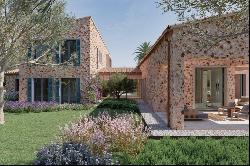 Modern new build natural stone finca near Santanyi in the southeast of Mallorca