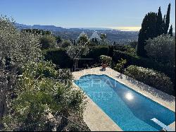 Close to Saint Paul de Vence - Fully renewed proprerty with seaview